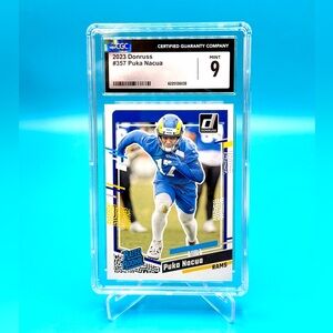 2023 Donruss🔥Puka Nacua🔥Rated Rookie! #357 CGC MT 9! 🤩
